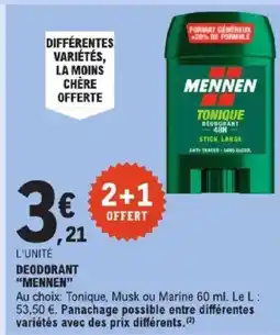 E.Leclerc Express MENNEN Deodorant offre