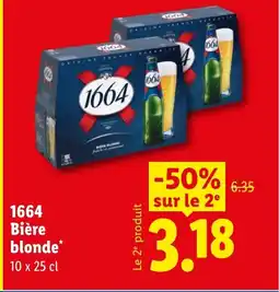 Lidl 1664 Bière blonde offre