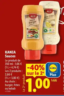 Lidl KANIA Sauces offre
