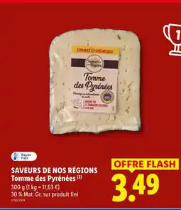 Lidl SAVEURS DE NOS RÉGIONS Tomme des Pyrénées offre