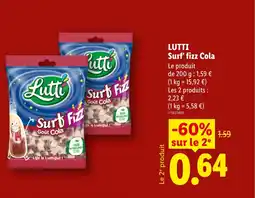 Lidl LUTTI Surf' fizz Cola offre