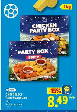 Lidl CHEF SELECT Party box poulet offre
