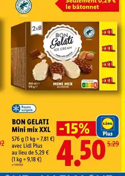 Lidl BON GELATI Mini mix XXL offre