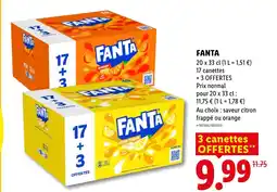 Lidl FANTA offre
