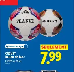Lidl CRIVIT Ballon de foot offre