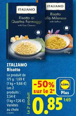 Lidl ITALIAMO Risotto offre
