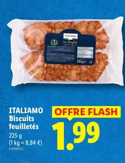 Lidl ITALIAMO Biscuits feuilletés offre