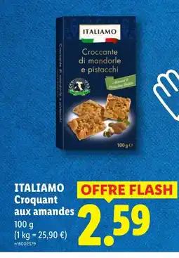 Lidl ITALIAMO Croccante di mandorle e pistacchi offre