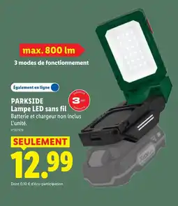Lidl PARKSIDE Lampe LED sans fil offre