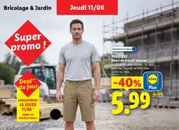 Lidl PARKSIDE Short de travail homme offre