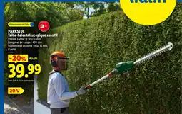 Lidl PARKSIDE Taille-haies télescopique sans fil offre