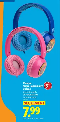 Lidl Casque supra-auriculaire offre