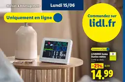 Lidl LIVARNO home Station météo offre