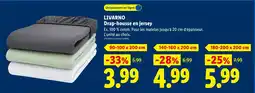 Lidl LIVARNO Drap-housse en jersey offre