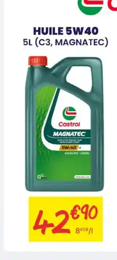 Carter-Cash CASTROL Huile 5w40 offre