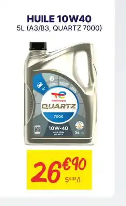 Carter-Cash TOTAL ENERGIES Huile 10w40 offre