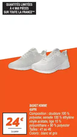 Netto KAPPA Basket homme offre
