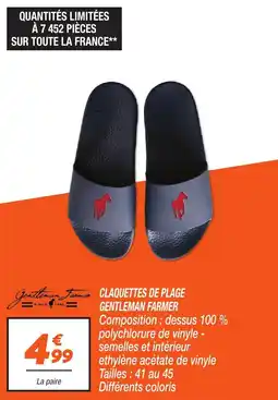 Netto GENTLEMAN FARMER Claquettes de plage offre