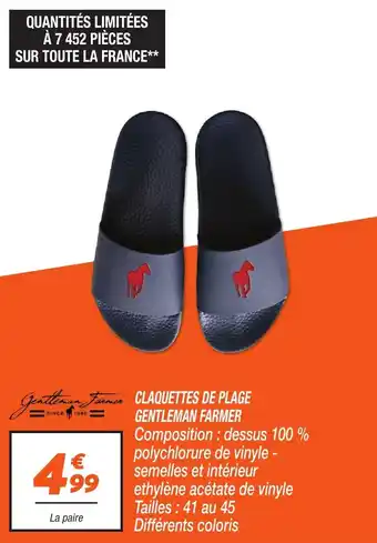 GENTLEMAN FARMER Claquettes de plage