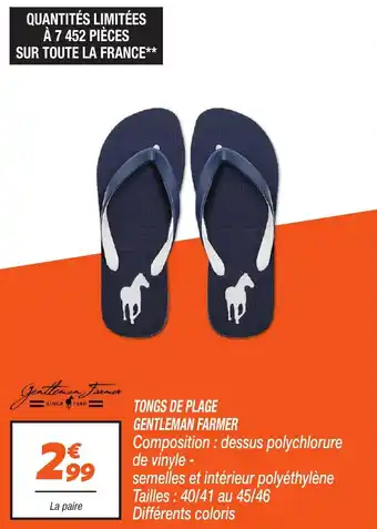 GENTLEMAN FARMER Tongs de plage