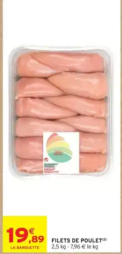 Intermarché Filets de poulet offre