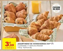 Intermarché Assortiment de viennoiseries x14 offre