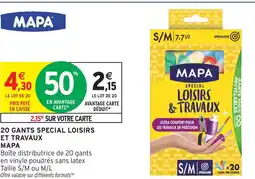 Intermarché Mapa 20 gants spécial loisirs et travaux offre