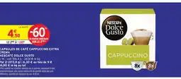 Intermarché Nescafé dolce gusto capsules de café cappuccino extra crema offre