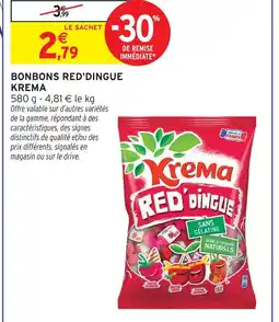 Intermarché Krema bonbons red'dingue offre