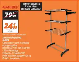 Netto Garnier séchoir multifonctions offre