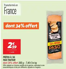 Netto Paso traiteur préfou à l'ail offre