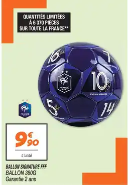 Netto France fff ballon signature fff offre