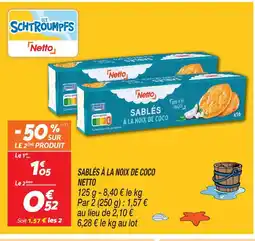 Netto Netto sablés à la noix de coco offre