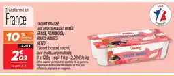 Netto Netto yaourt brassé aux fruits rouges mixés, fraise, framboise, aux fruits rouges mixés offre