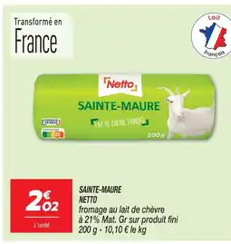 Netto Netto sainte-maure offre