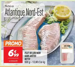 Netto Netto filet de lieu noir sans arêtes offre