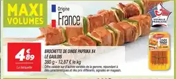 Netto Le gaulois brochette de dinde paprika x4 offre