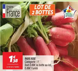 Netto Radis rose offre