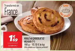 Netto Milka roulé au chocolat x2 offre
