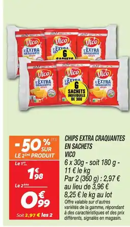 Netto Vico chips extra craquantes en sachets offre