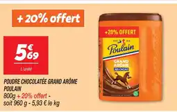 Netto Poulain poudre chocolatée grand arôme offre