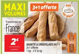 Netto Baguette la croustillante x4 offre