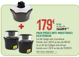 Botanic Pack pièges anti-moustiques d'extérieur offre