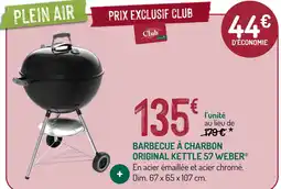 Botanic Weber barbecue à charbon original kettle 57 offre