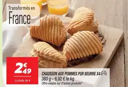 Netto Chausson aux pommes pur beurre x4 offre