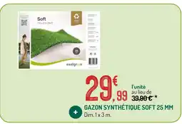 Botanic Gazon synthétique soft 25 mm offre