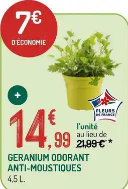 Botanic Geranium odorant anti-moustiques offre
