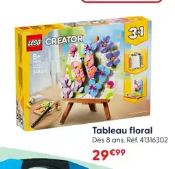 La Grande Récré Lego tableau floral offre