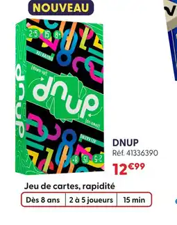 La Grande Récré Dnup jeu de cartes, rapidité offre