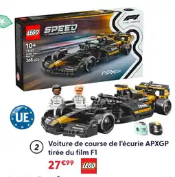 La Grande Récré Lego voiture de course de l'écurie apxgp tirée du film f1 offre
